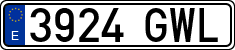 License plates of Spain, Ordinary (2000)