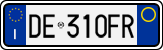 License plate of Italy, Cars (1994 year series)