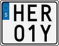 License plate of Sweden, Regular plates