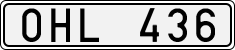 License plate of Sweden, Regular plates