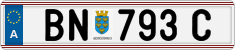 License plate of Austria, Regular plates