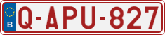 License plate of Belgium, Regular plates (2010)
