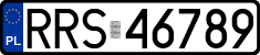 License plates of Poland, Regular car plates