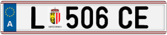 License plate of Austria, Regular plates