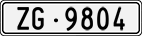 License plate of Switzerland, Cars
