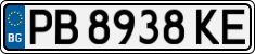 License plate of Bulgaria, Cars