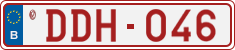 License plate of Belgium, Vanity Plates (2014)