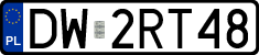 License plates of Poland, Regular car plates