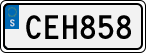 License plate of Sweden, Regular plates
