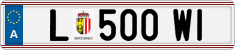 License plate of Austria, Regular plates