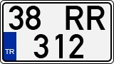 License plate of Turkey, Regular plates