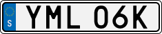 License plate of Sweden, Regular plates
