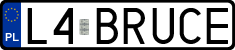 License plates of Poland, Vanity Plates