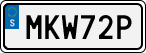 License plate of Sweden, Regular plates