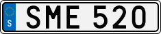 License plate of Sweden, Regular plates