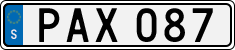 License plate of Sweden, Regular plates