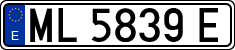 License plates of Spain, 1971 year series