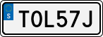 License plate of Sweden, Regular plates