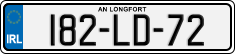 License plate of Ireland, Regular plates