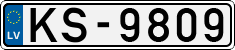 License plate of Latvia, Regular car plates