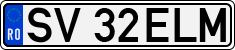 License plate of Romania, Regular plates