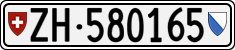 License plate of Switzerland, Cars