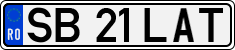 License plate of Romania, Regular plates