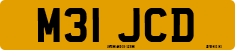 License plate of the United Kingdom, 1983 year system