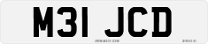 License plate of the United Kingdom, 1983 year system