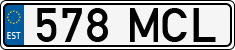 License plate of Estonia, Regular car plates