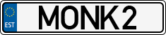 License plate of Estonia, Vanity Plates