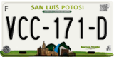 San Luis Potosí, Cars (AAA-000-A)
