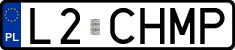 License plates of Poland, Vanity Plates