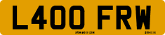 License plate of the United Kingdom, 1983 year system