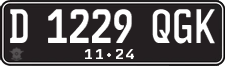 License plate of Indonesia, Regular plates