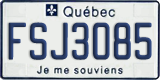 Quebec, Commercial vehicles (FAB1234)