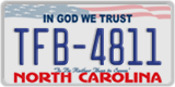 North Carolina, ABC-1234