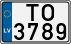 License plate of Latvia, Motorcycles