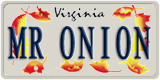 Virginia, Vanity Plates