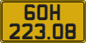 License plate of Vietnam, Commercial vehicles