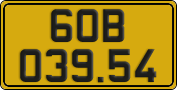 License plate of Vietnam, Commercial vehicles