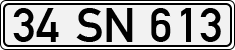 License plate of Turkey, Regular plates