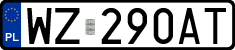 License plates of Poland, Regular car plates