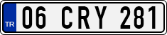 License plate of Turkey, Regular plates