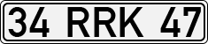 License plate of Turkey, Regular plates