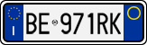 License plate of Italy, Cars (1994 year series)