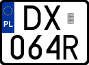 License plates of Poland, Special vehicles and motorcycles