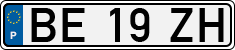 License plate of Portugal, Regular plates