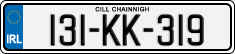 License plate of Ireland, Regular plates