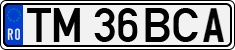 License plate of Romania, Regular plates